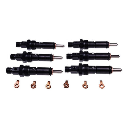 6Pcs Fuel Injector 4940785 suitable for Cummins Engine 4B3.9 B5.9 6B5.9 6BT5.9