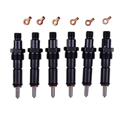 6Pcs Fuel Injector 4940785 suitable for Cummins Engine 4B3.9 B5.9 6B5.9 6BT5.9