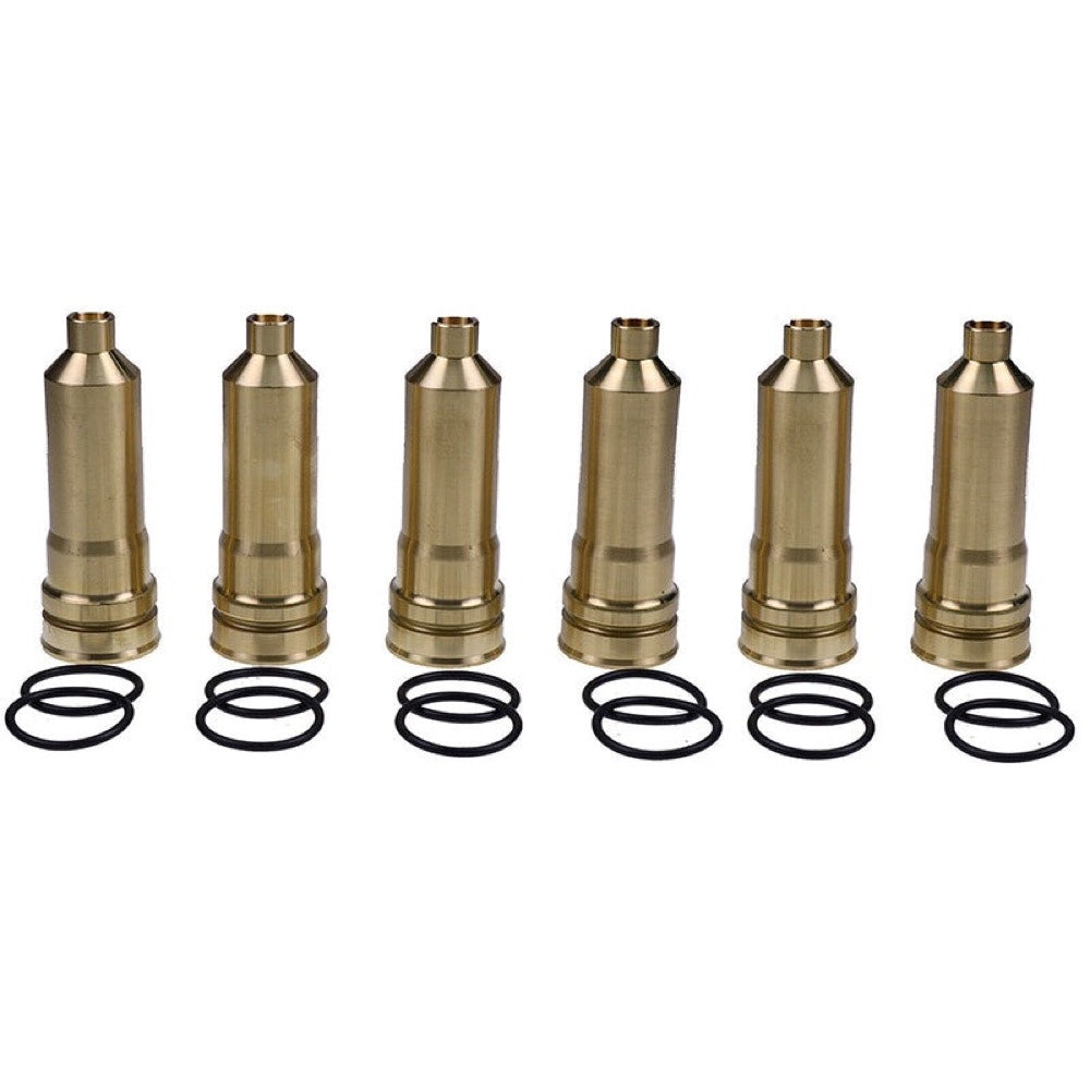 6PCS Injector Sleeve 8-97606661-0 suitable for Isuzu Engine 6HK1 Hitachi Excavator ZX200-3