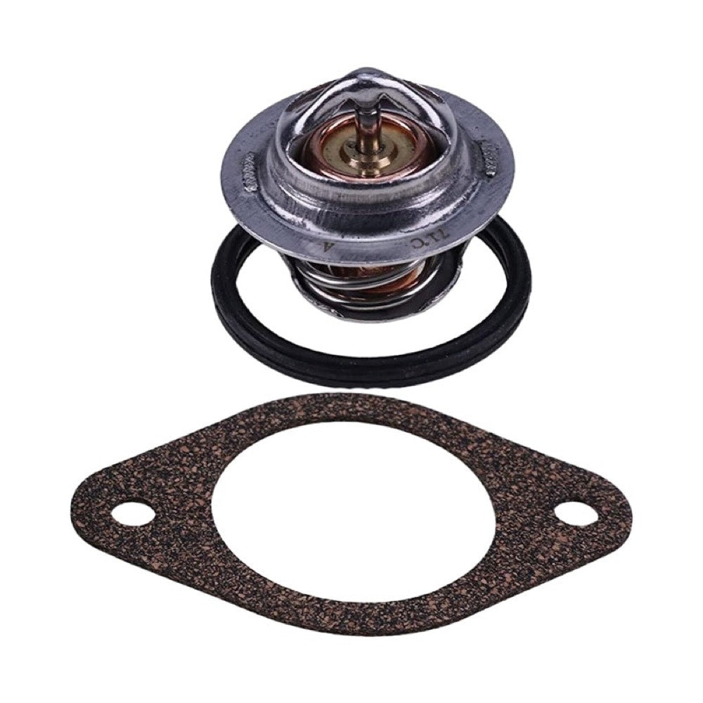 71°C 160°F Thermostat & Gasket SBA145206020 SBA145206021 compatible with New Holland Tractor 1310 1320 1510 1920 1520 1620 3415