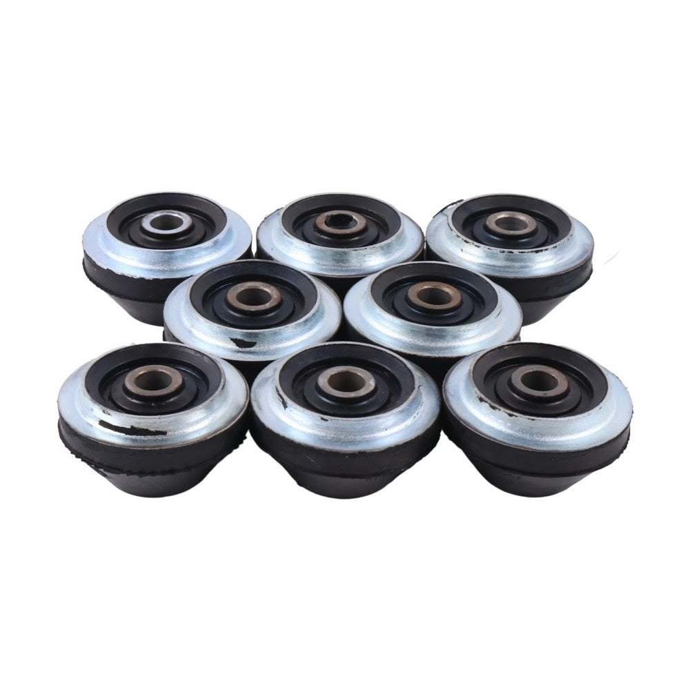 8 Pieces Engine Mounting Rubber Cushion 21U-01-31211 fits Komatsu PC27MR-3 PC30MR-1 PC30MR-2 PC30MR-3 PC30MR-5 PC30UU-3 PC35MR-2 PC35MR-3