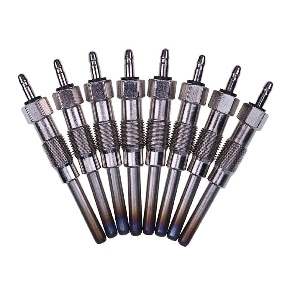 8Pcs Glow Plugs 5614017 12338771 fits Hummer HMMWV Avenger M998 M1035 M1037 6.5L 6.2L Engine