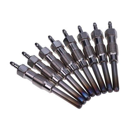 8Pcs Glow Plugs 5614017 12338771 fits Hummer HMMWV Avenger M998 M1035 M1037 6.5L 6.2L Engine