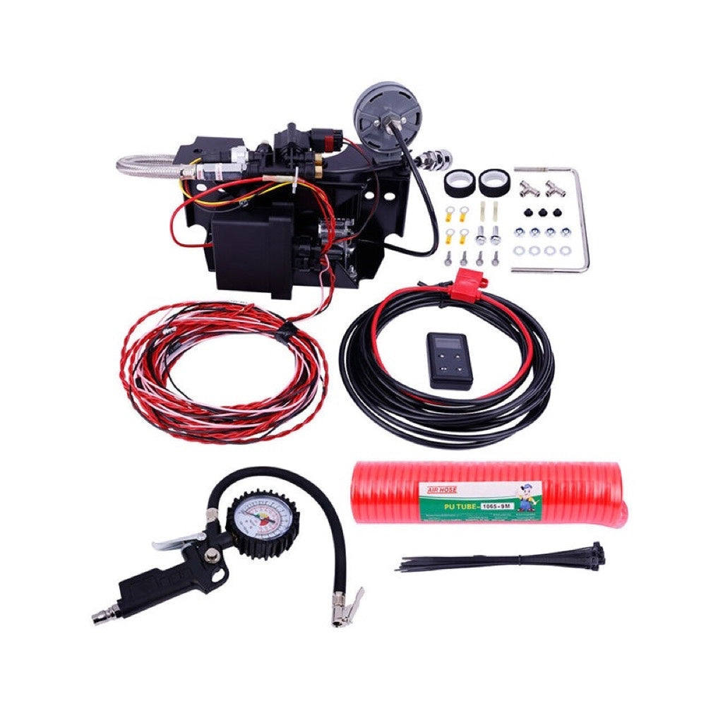 Aftermarket Air Lift 25980EZ WirelessOne EZ Mount Single-Path Control Compressor System compatible with Car Truck Trailer Heavy-Duty Vehicle