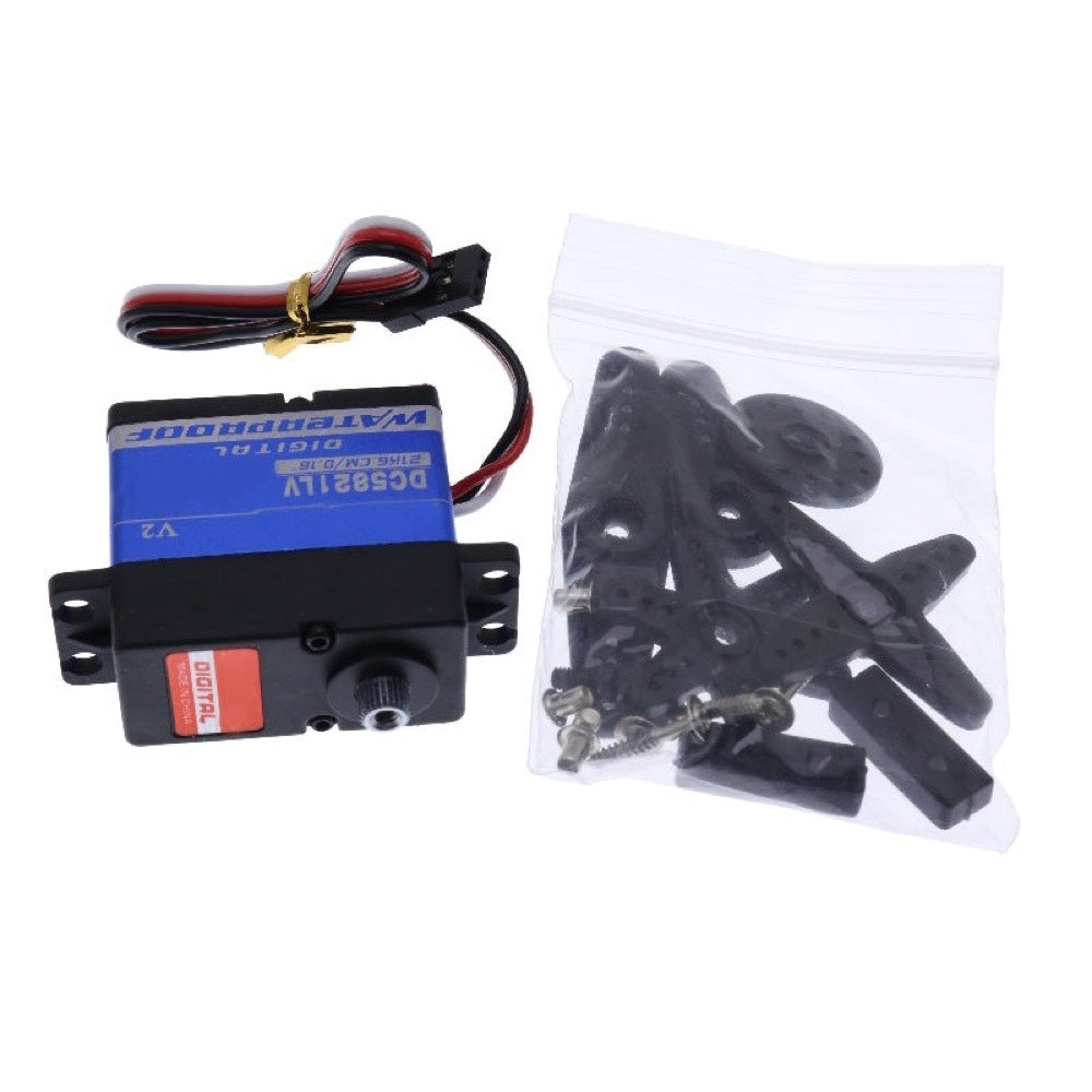 Aftermarket JX DC-5821LV DC5821LV High Torque Metal Gear Digital Waterproof Servo fits 1/8 1/10 Scale RC Car