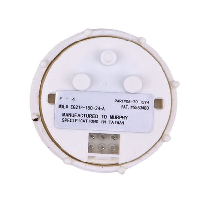 Aftermarket Murphy EGS21P-100-12-A 05-70-2407 12V Electric Oil Pressure Gauge
