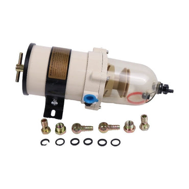 Aftermarket Racor 900 Series Fuel Filter Water Separator 900FG 900FH 900GPH for use with Volvo Engine D12 Truck FH12380 Bus B10M Scania With Hole