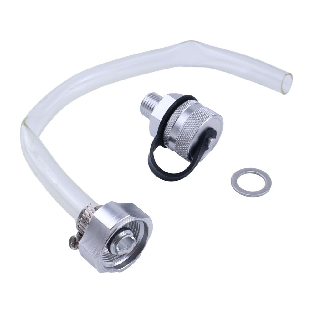 Aftermarket Votex SMQDP001 Compact Stainless Steel Quick Oil Drain Valve Plug M14 x 1.5 MM fits Vehicle