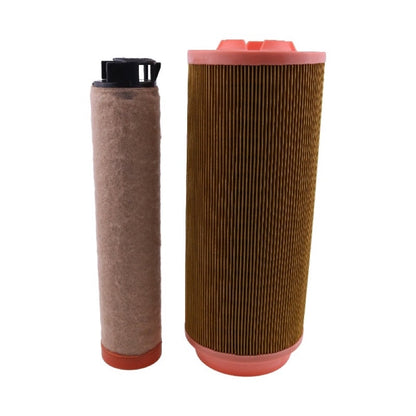 Air Filter Kit 415-2592 4152-593 compatible with Caterpillar CAT Loader 226D 232D 239D 249D Excavator 303.5E2 304.5E2 305.5E2 308E2CR 308E2SR