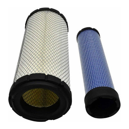 Air Filter Kit 59800-26110 3A111-19130 compatible with Kubota Skid Steer Loader SVL75 SVL75-2 SVL75C SVL75C-2