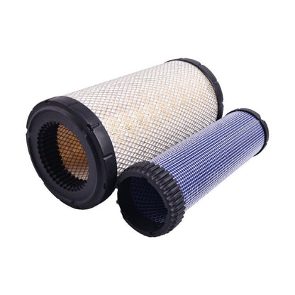 Air Filter Kit 7386224 7386225 compatible with Bobcat Loader S62 S64 S66 S76 T62 T64 T66 T76
