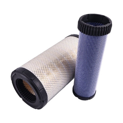 Air Filter Kit 7386224 7386225 compatible with Bobcat Loader S62 S64 S66 S76 T62 T64 T66 T76