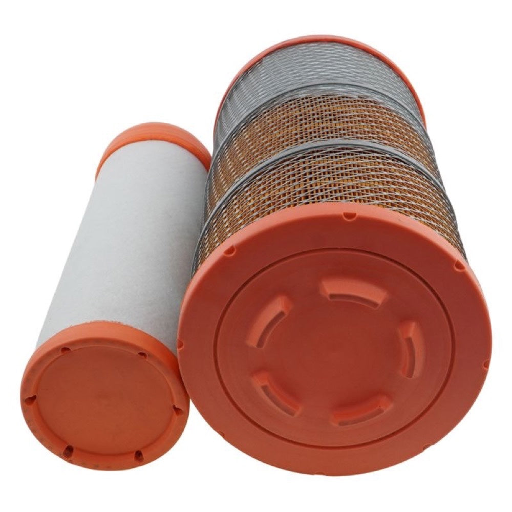 Air Filter Kit 87344135 87344136 compatible with New Holland Tractor TS90 TS100 TS110 TS120 TS6000 TS6020 TS6030 TS6040