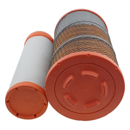 Air Filter Kit 87344135 87344136 compatible with New Holland Tractor TS90 TS100 TS110 TS120 TS6000 TS6020 TS6030 TS6040