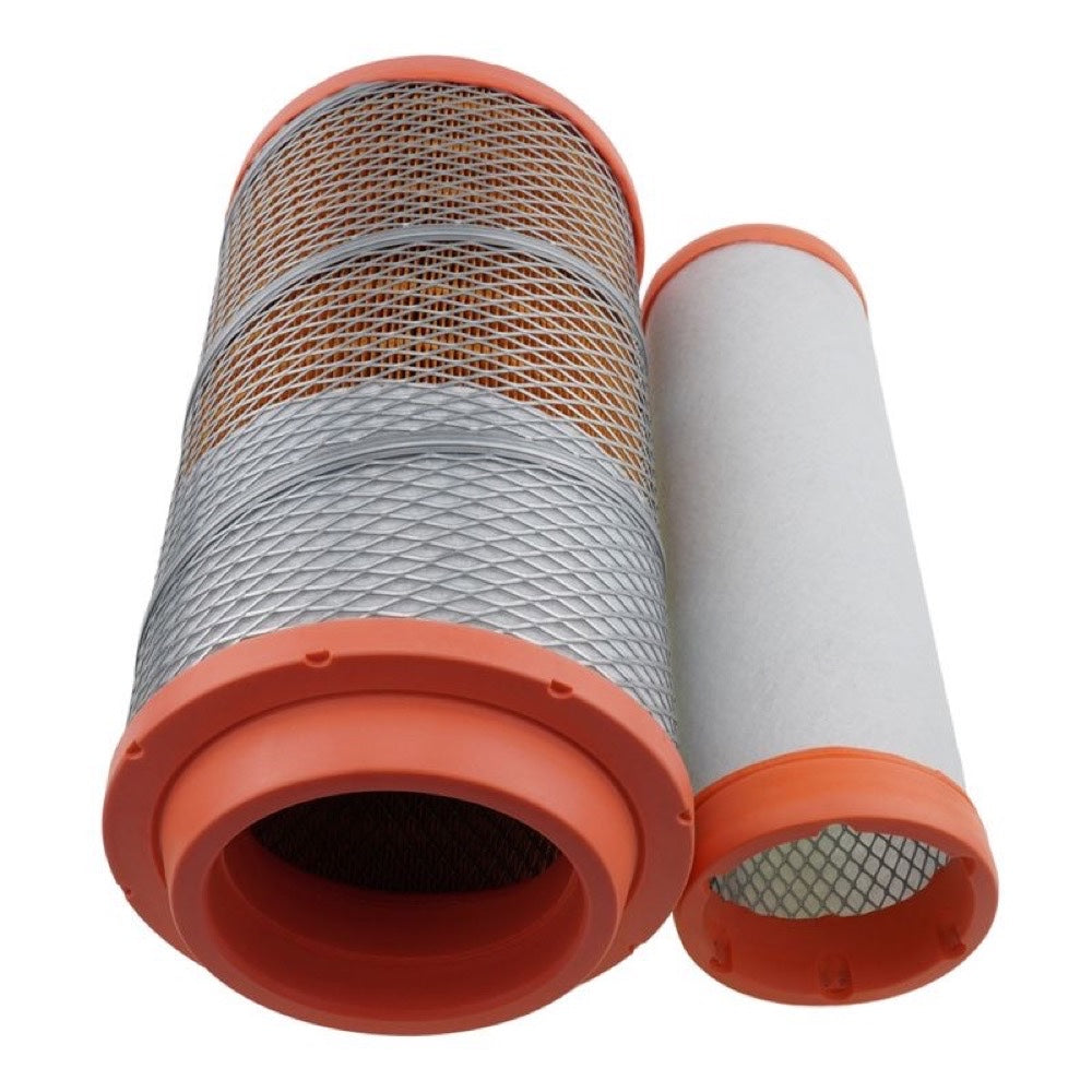Air Filter Kit 87344135 87344136 compatible with New Holland Tractor TS90 TS100 TS110 TS120 TS6000 TS6020 TS6030 TS6040