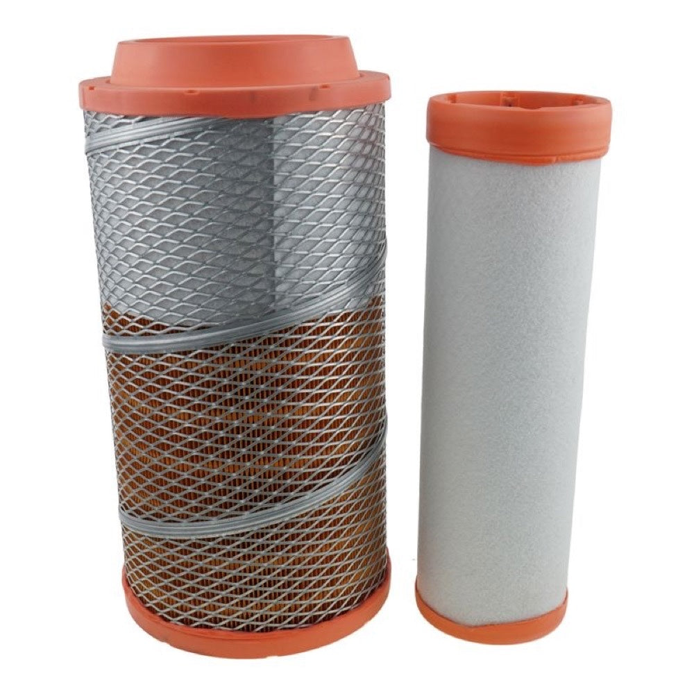 Air Filter Kit 87344135 87344136 compatible with New Holland Tractor TS90 TS100 TS110 TS120 TS6000 TS6020 TS6030 TS6040