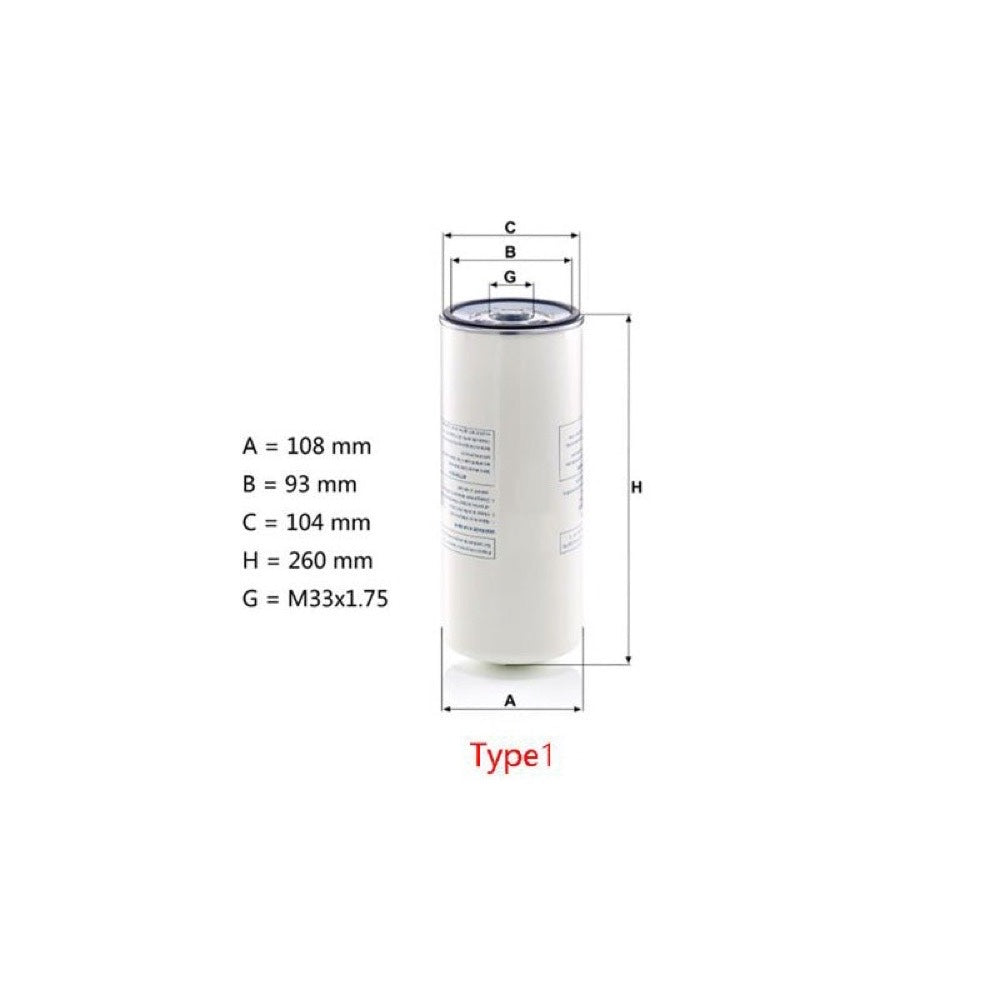 Air Oil Separator 2116010155 for use with Fusheng FS Curtis Screw Air Compressor