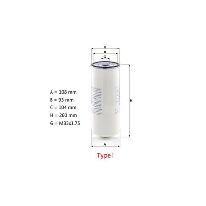 Air Oil Separator 2116010155 for use with Fusheng FS Curtis Screw Air Compressor