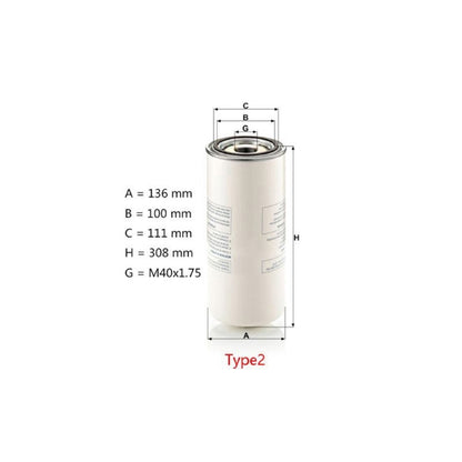 Air Oil Separator 2116010155 for use with Fusheng FS Curtis Screw Air Compressor