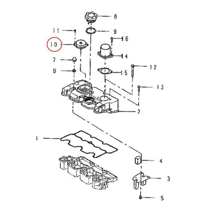 Breather Valve 110566080 for use with Hitachi Excavator ZX20U ZX20UR