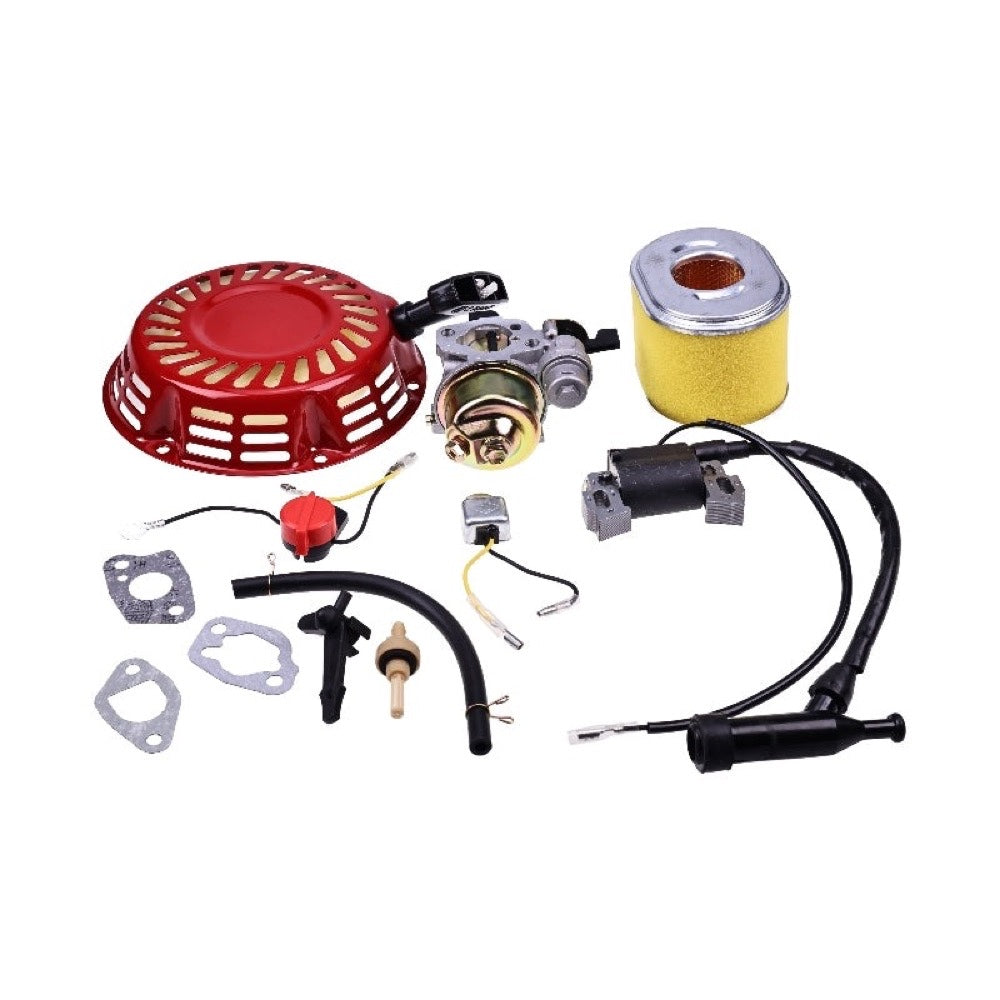 Carburetor Ignition Coil Recoil Starter 16100-ZE1-814 suitable for Honda Engine GX140 GX160 GX200 5HP 5.5HP 6.5HP Generator EG1400 EG2200X