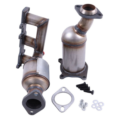 Catalytic Converter Set PE16719-20X compatible with Ford Edge 3.5L 3.7L 2011 -2014 Bank 1 and 2 Non Turbo Only