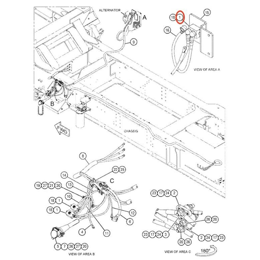 Circuit Breaker 171-2210 compatible with Caterpillar CAT C13 C6.6 Engine 950GC 320D 797 525C D6N 140M 826G 735B