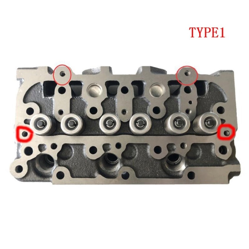 Complete Cylinder Head for use with Kubota Engine D782 D782-E4 Mower ZD18 ZD21 ZD221 ZD321 ZD1011 ZD1011-3