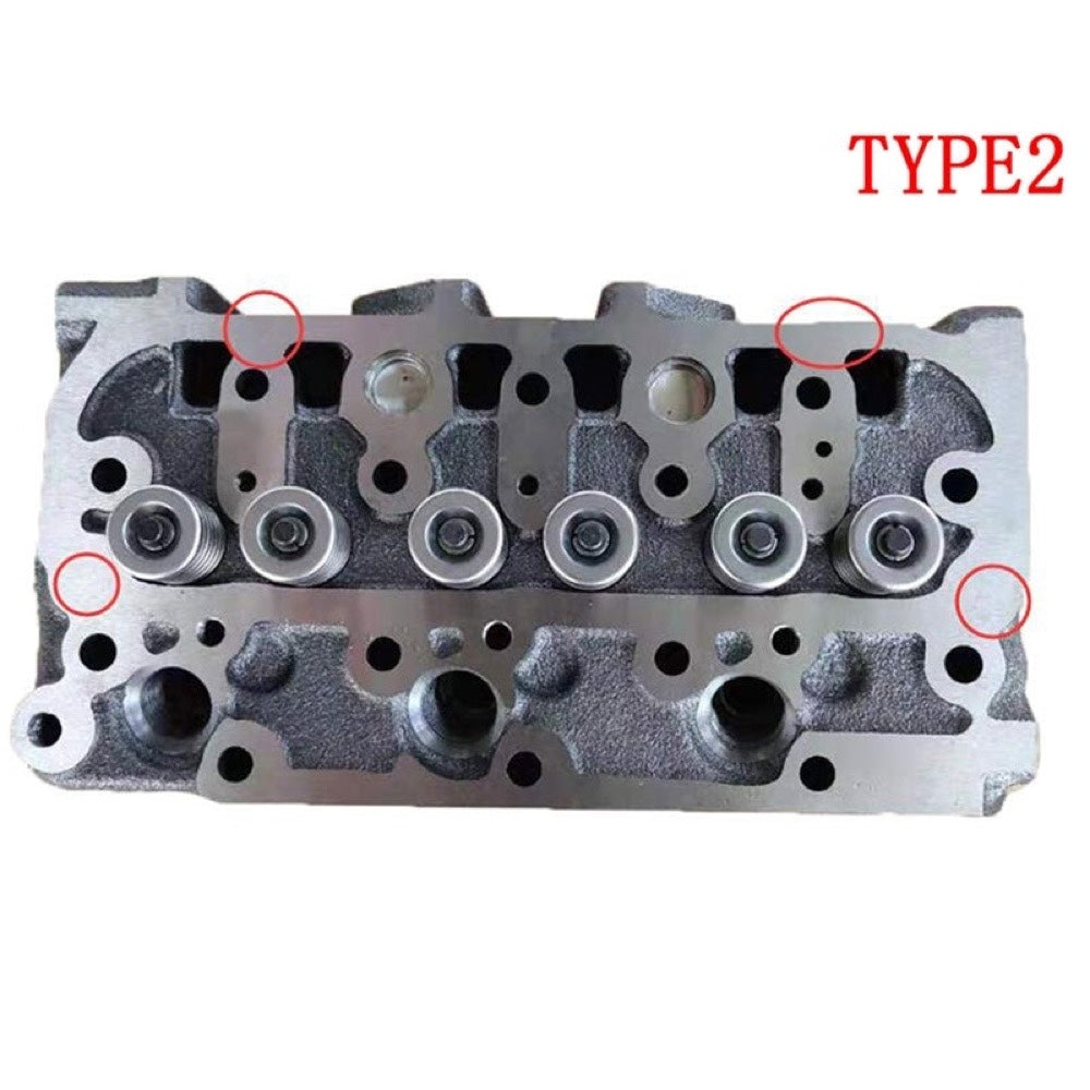 Complete Cylinder Head for use with Kubota Engine D782 D782-E4 Mower ZD18 ZD21 ZD221 ZD321 ZD1011 ZD1011-3