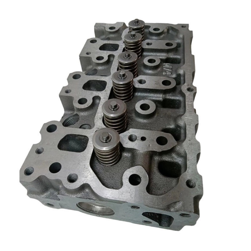 Complete Cylinder Head With Valves and Springs fits Yanmar Engine 3TNM74 3TNV74 3TNM72