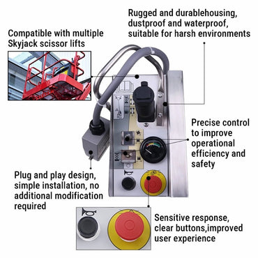 Control Box 156879 compatible with SkyJack Scissor Lift SJII3215 SJII3219 SJIII3215 SJIII3219 SJIII3220 SJIII3226 SJIII4626 SJIII4632