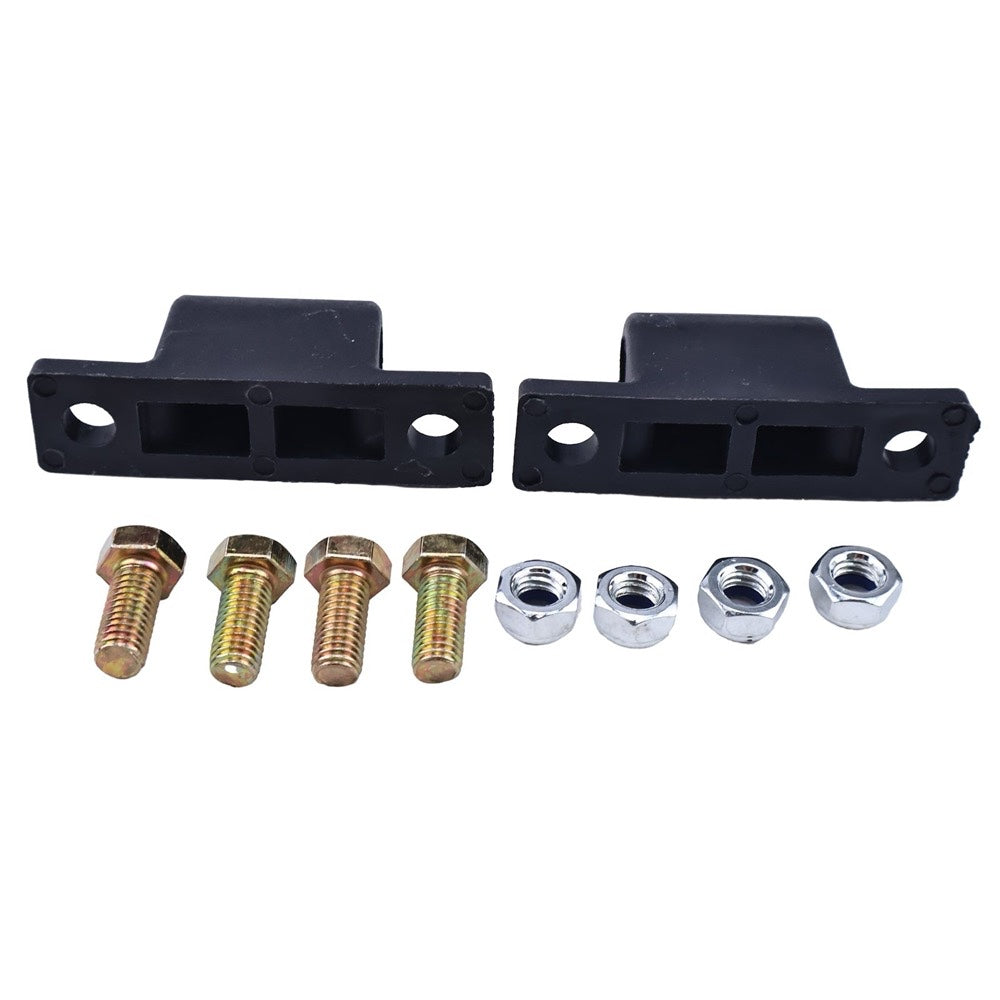 Door Hinge Set 6717593 compatible with Bobcat Track Loader T110 T140 T180 T190 T200 T250 T300 T320