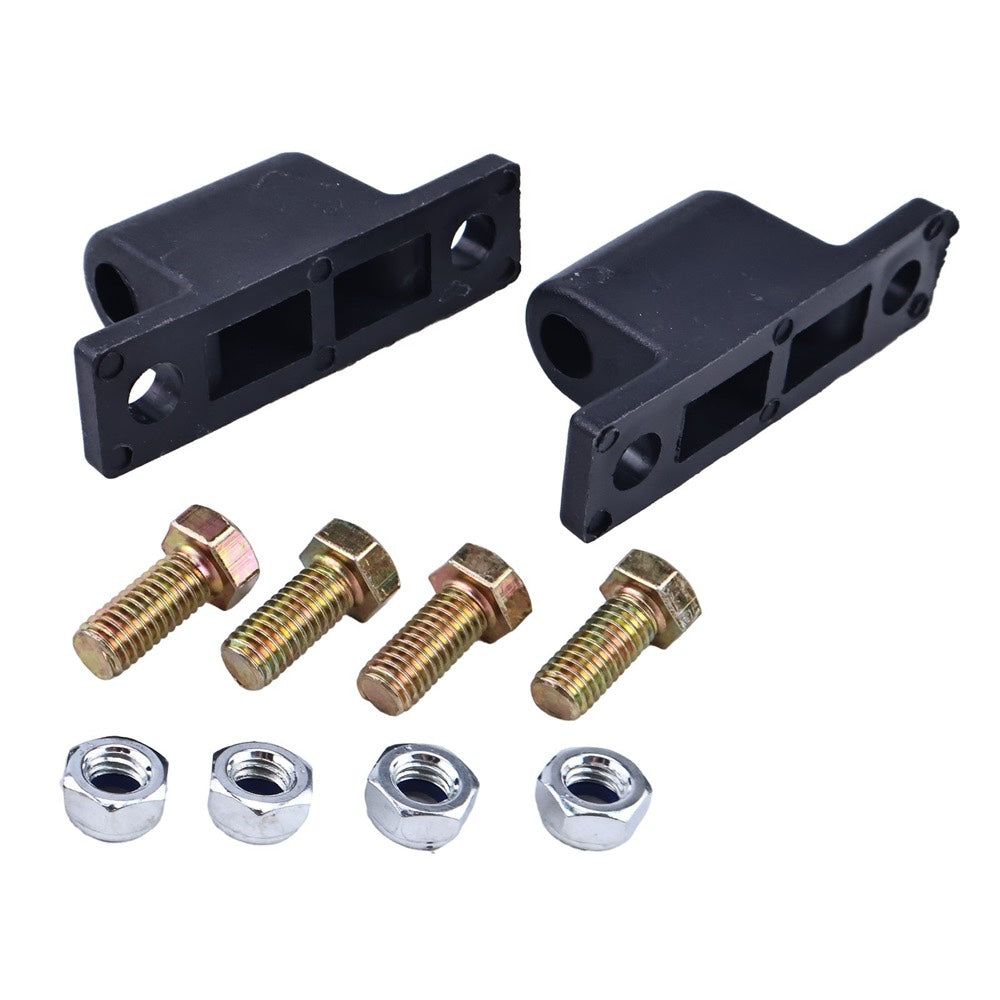 Door Hinge Set 6717593 compatible with Bobcat Track Loader T110 T140 T180 T190 T200 T250 T300 T320