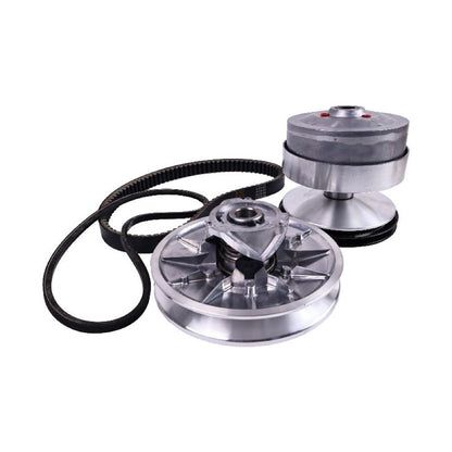 Drive Driven Clutch & Belt Set 101832902 101834001 compatible with Club Car Golf Cart DS Precedent