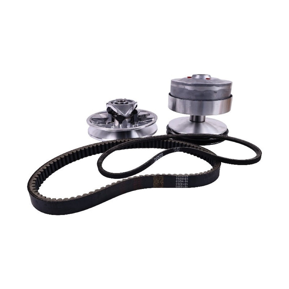 Drive Driven Clutch & Belt Set 101832902 101834001 compatible with Club Car Golf Cart DS Precedent