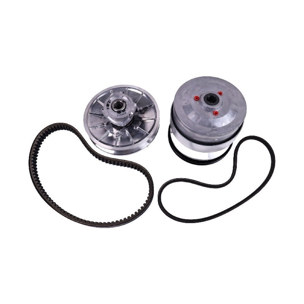 Drive Driven Clutch & Belt Set 101832902 101834001 compatible with Club Car Golf Cart DS Precedent