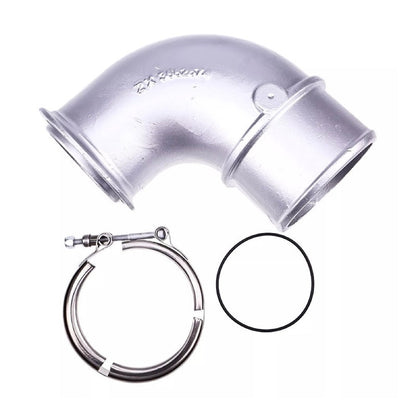 Elbow With Clamp And O-Ring 3682674 compatible with Cummins Engine ISX