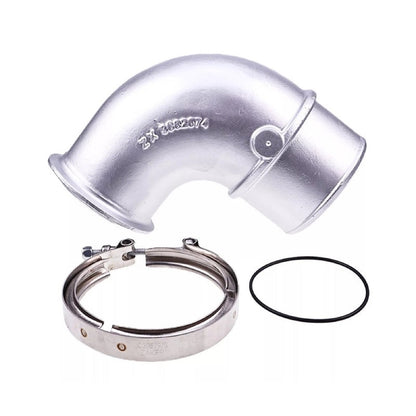 Elbow With Clamp And O-Ring 3682674 compatible with Cummins Engine ISX