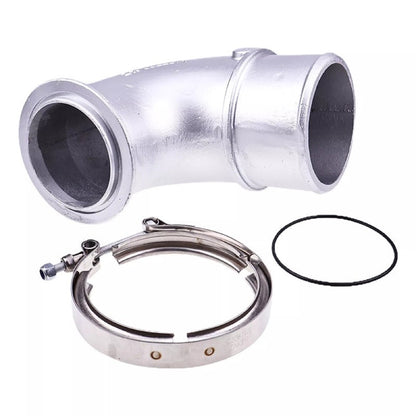 Elbow With Clamp And O-Ring 3682674 compatible with Cummins Engine ISX