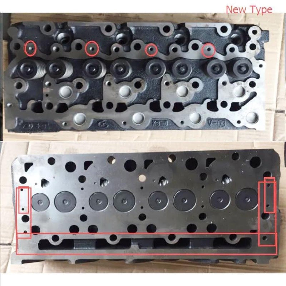 Engine Cylinder Head 6675642 fits Kubota V2003T Bobcat 337 341 773 S150 S160 S175 S185 BL470 BL475 BL570 BL575 T190