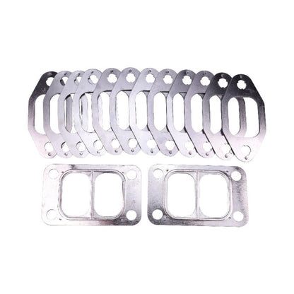 Exhaust Manifold Turbo Gasket Set for use with Cummins Engine 4BT 6BT 4B5.9 Hyundai Excavator R200W-7 R210LC-7 R220LC-7 R250LC-7