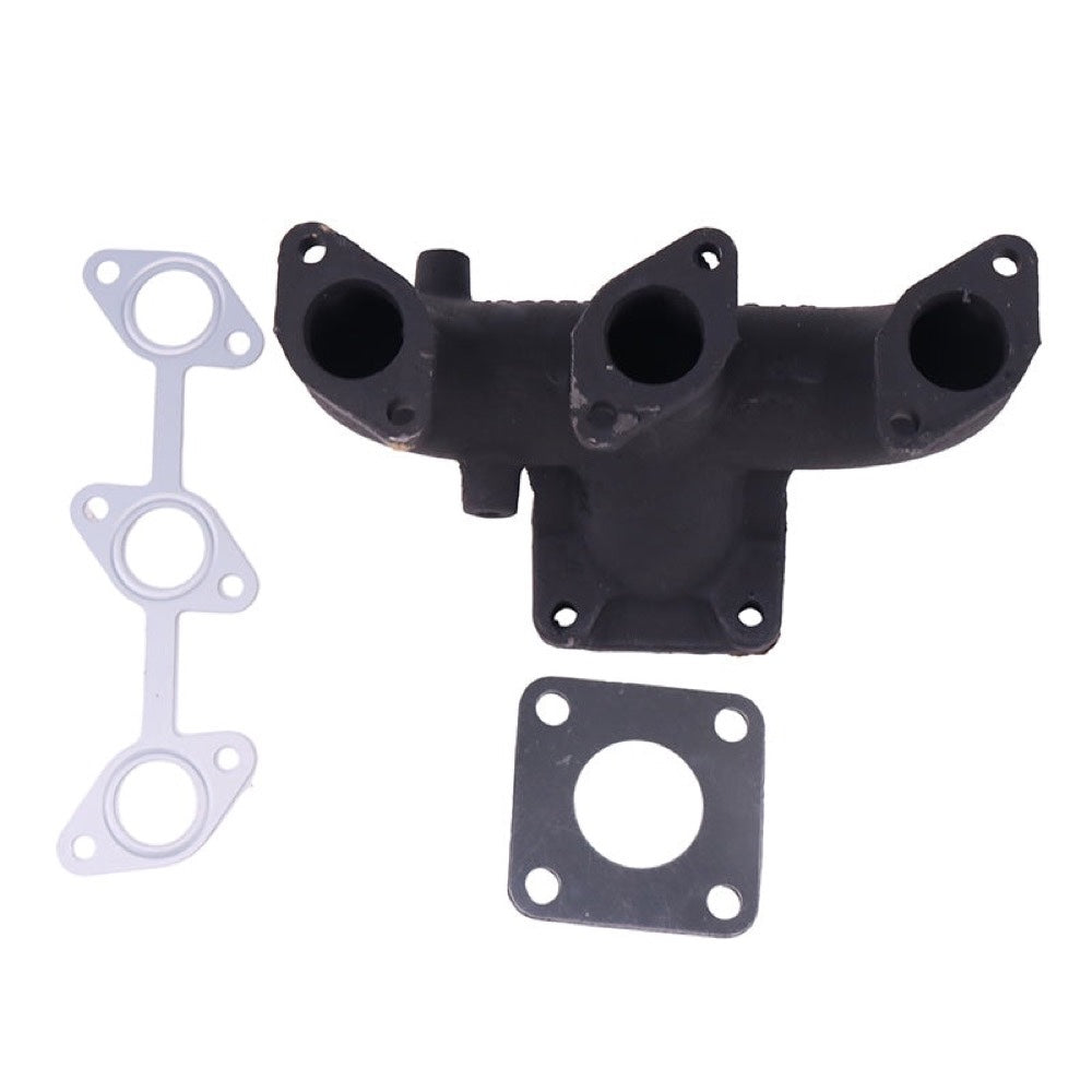 Exhaust Manifold With Gaskets 19462-12312 19462-12310 for use with Kubota Engine D722 D782 DF752 WG750 WG752 Excavator K-008