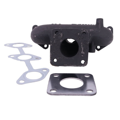 Exhaust Manifold With Gaskets 19462-12312 19462-12310 for use with Kubota Engine D722 D782 DF752 WG750 WG752 Excavator K-008