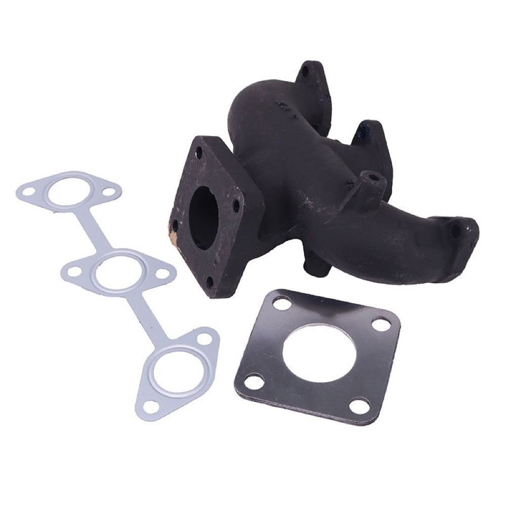Exhaust Manifold With Gaskets 19462-12312 19462-12310 for use with Kubota Engine D722 D782 DF752 WG750 WG752 Excavator K-008