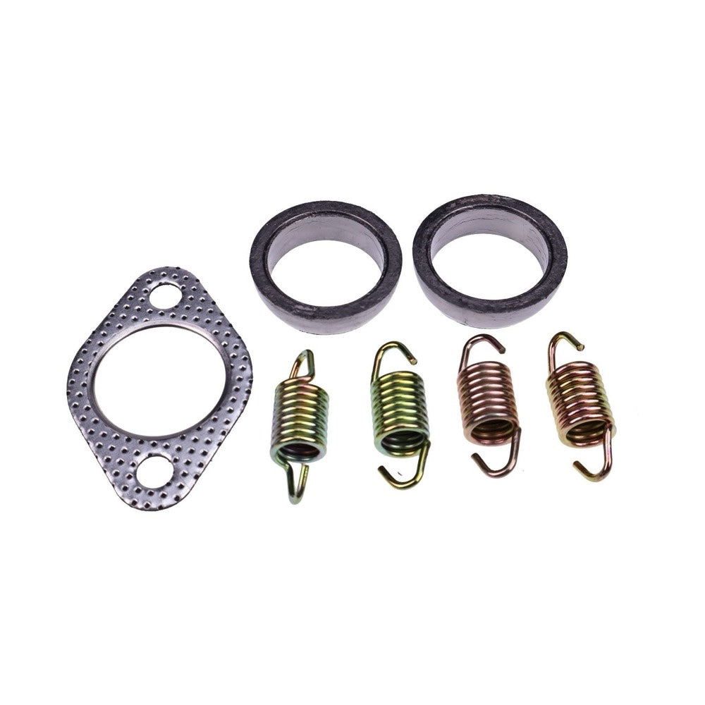 Exhaust Muffler Gasket Seal Spring Kit 3085075 compatible with Polaris ATV UTV Ranger Hawkeye Sportsman 400 425 450 Worker 500