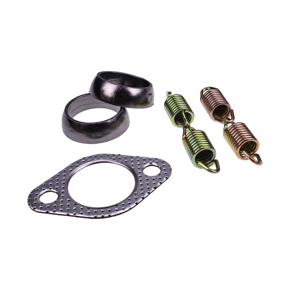 Exhaust Muffler Gasket Seal Spring Kit 3085075 compatible with Polaris ATV UTV Ranger Hawkeye Sportsman 400 425 450 Worker 500