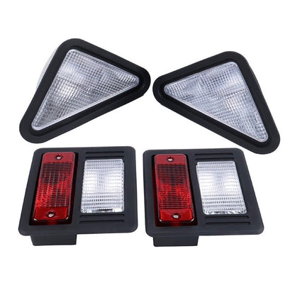 Exterior Head Tail Light Kit for use with Bobcat Loader T110 T140 T180 T190 T200 T250 T300 T320 S100 S130 S150 S160 S175 S185 S205 S220 S250 S300 S330