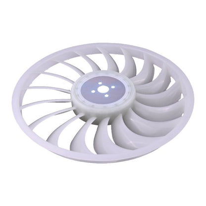 Fan 16361-26600-71 compatible with Toyota 7FDKU40 7FDU35 7FDU45 7FDU70 7FDU80 8FDU20 8FDU25 8FDU32 7FD35-A50 8F10-35