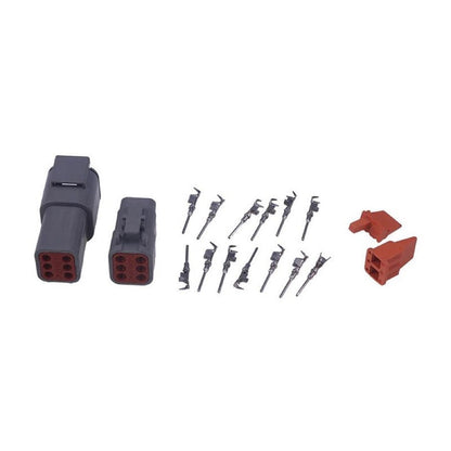 Female Plug Kit 105328GT compatible with Genie Scissor Lift GS-1530 GS-1932 GS-2032 GS-2046 GS-3268