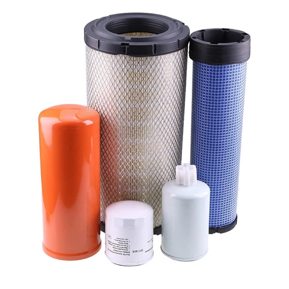 Filter Kit 132023 132024 l99453 l99967 74830 for use with GEHL 5635SXT Series II Skid Steer with Deutz BF4M1011F Engine